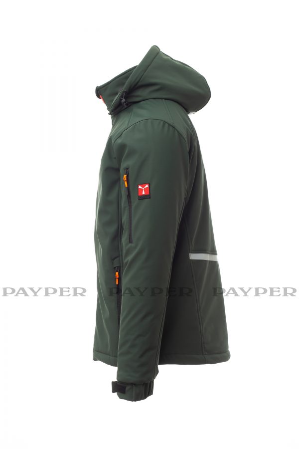 Payper GALE Giacca Softshell Pile Interno impermeabile Uomo Giubbino da  Lavoro